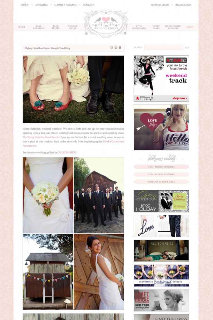 Published on The Wedding Chicks