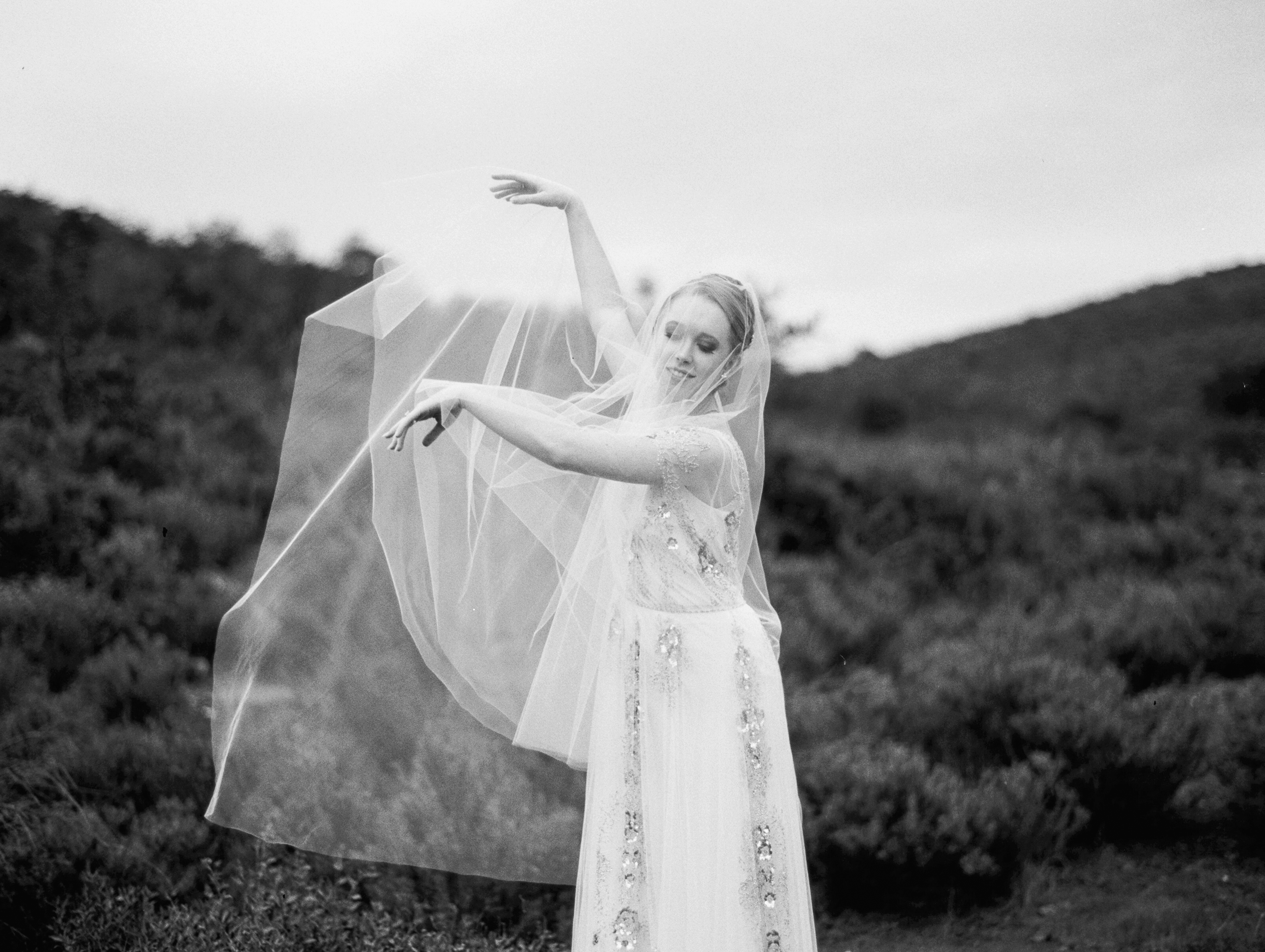 Ballet Wedding Inspiration by Mirelle Carmichael Photography - Jenny Packham Dress - Film