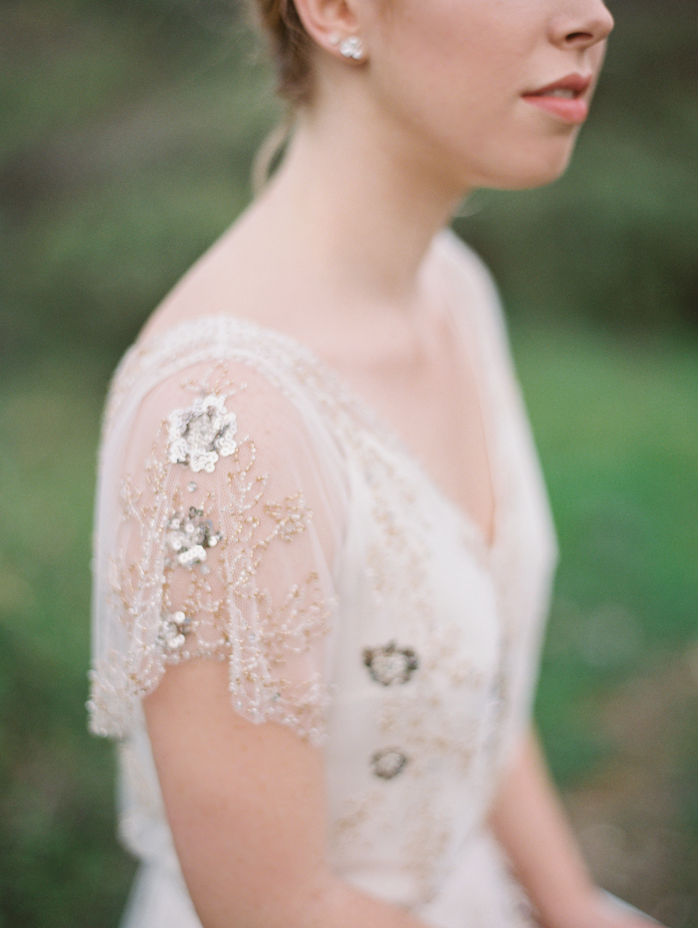 Ballet Wedding Inspiration by Mirelle Carmichael Photography - Jenny Packham Dress Detail