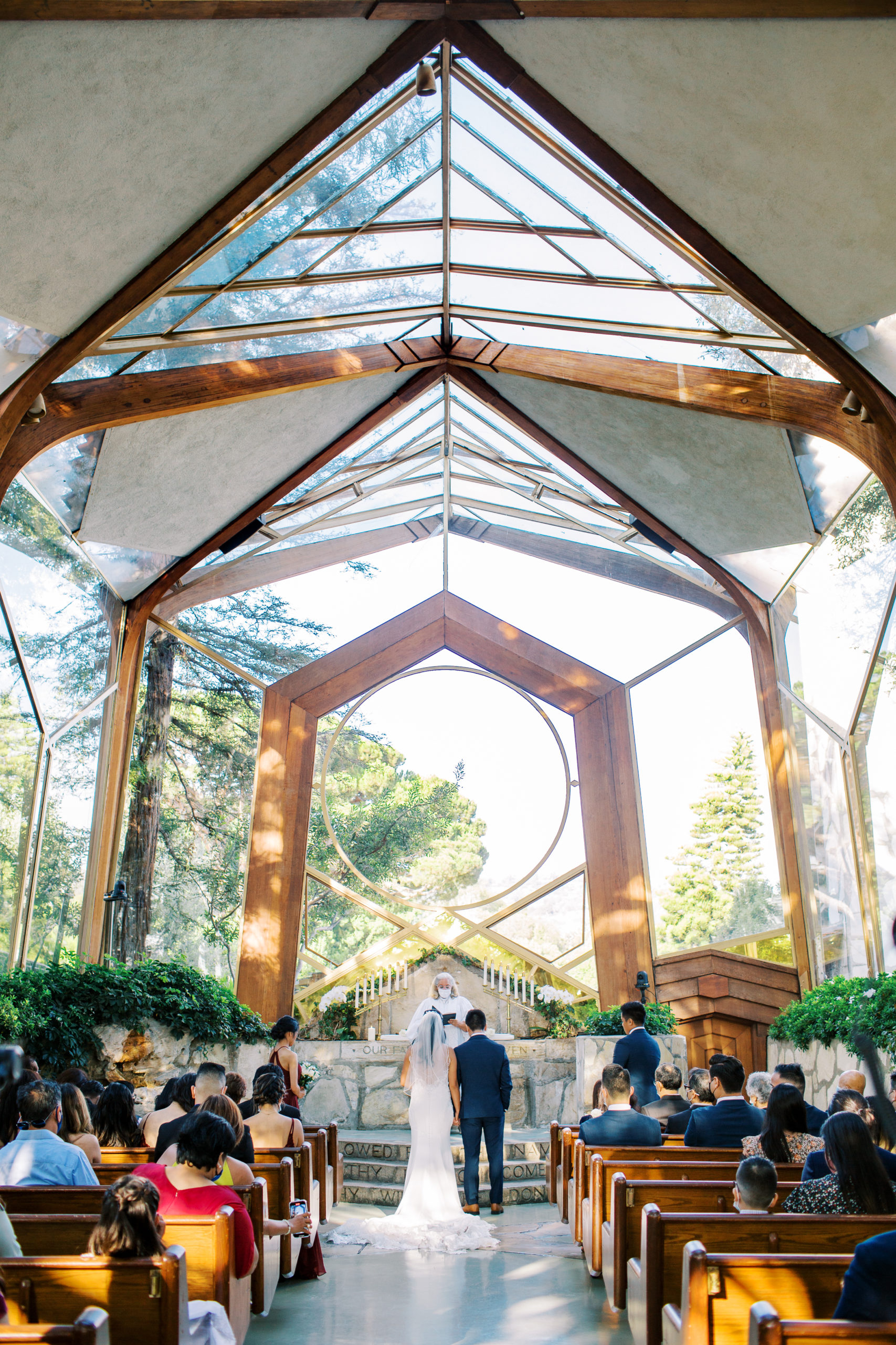 Top Rancho Palos Verdes Wedding Photographer - Wayfarers Chapel Ceremony Rules