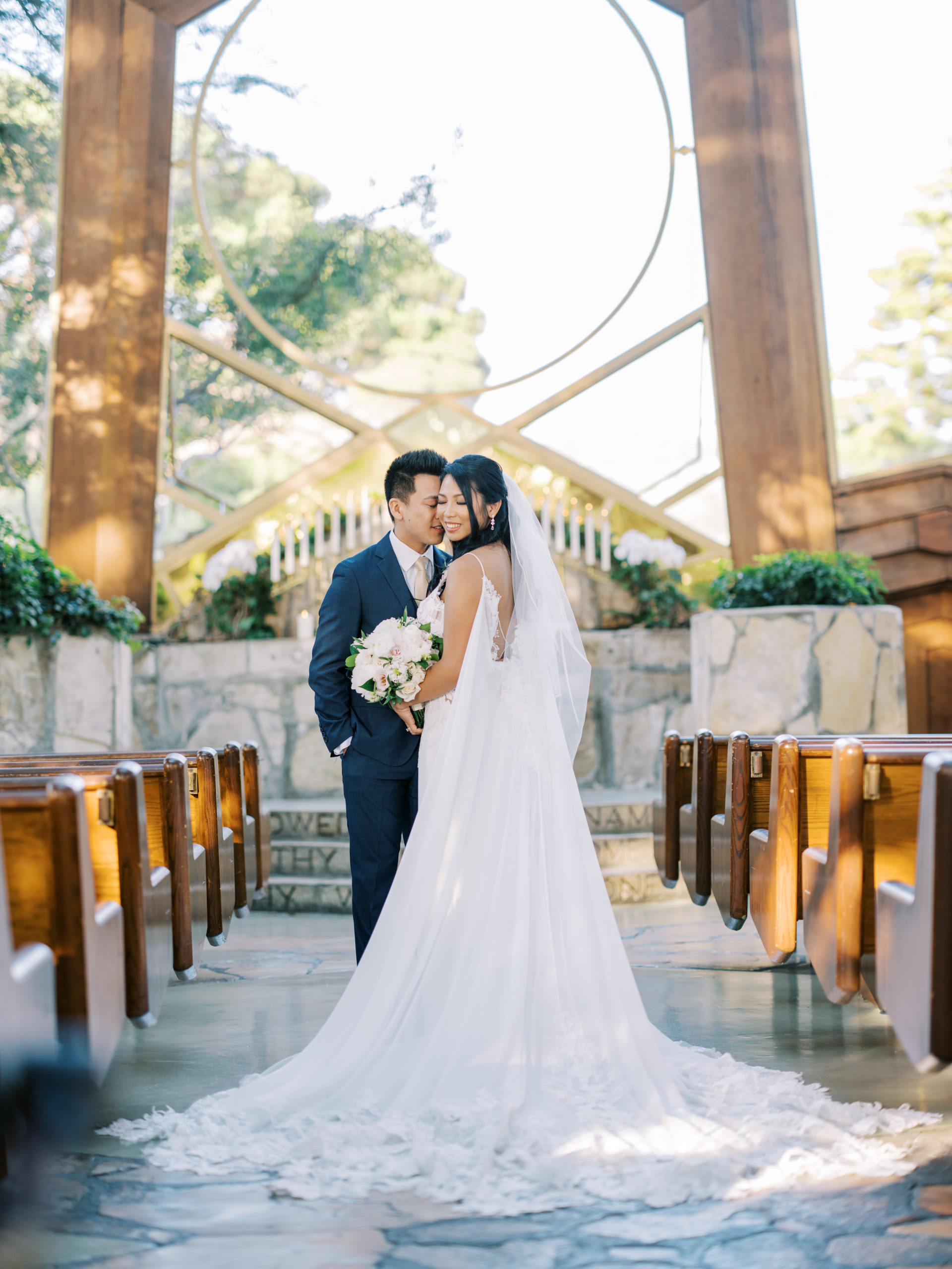 Top Rancho Palos Verdes Wedding Photographer - Wayfarers Chapel
