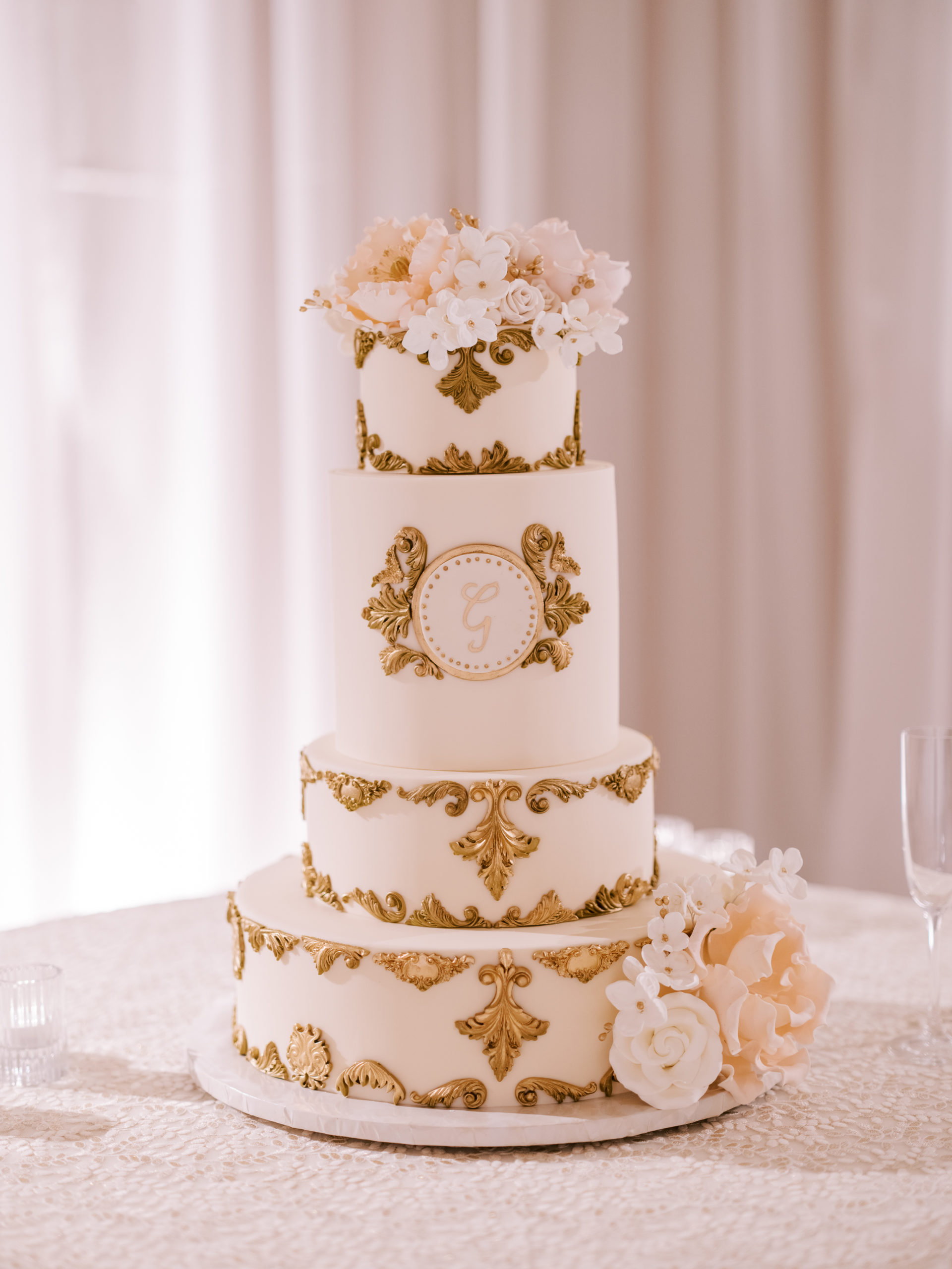 Terranea wedding cake