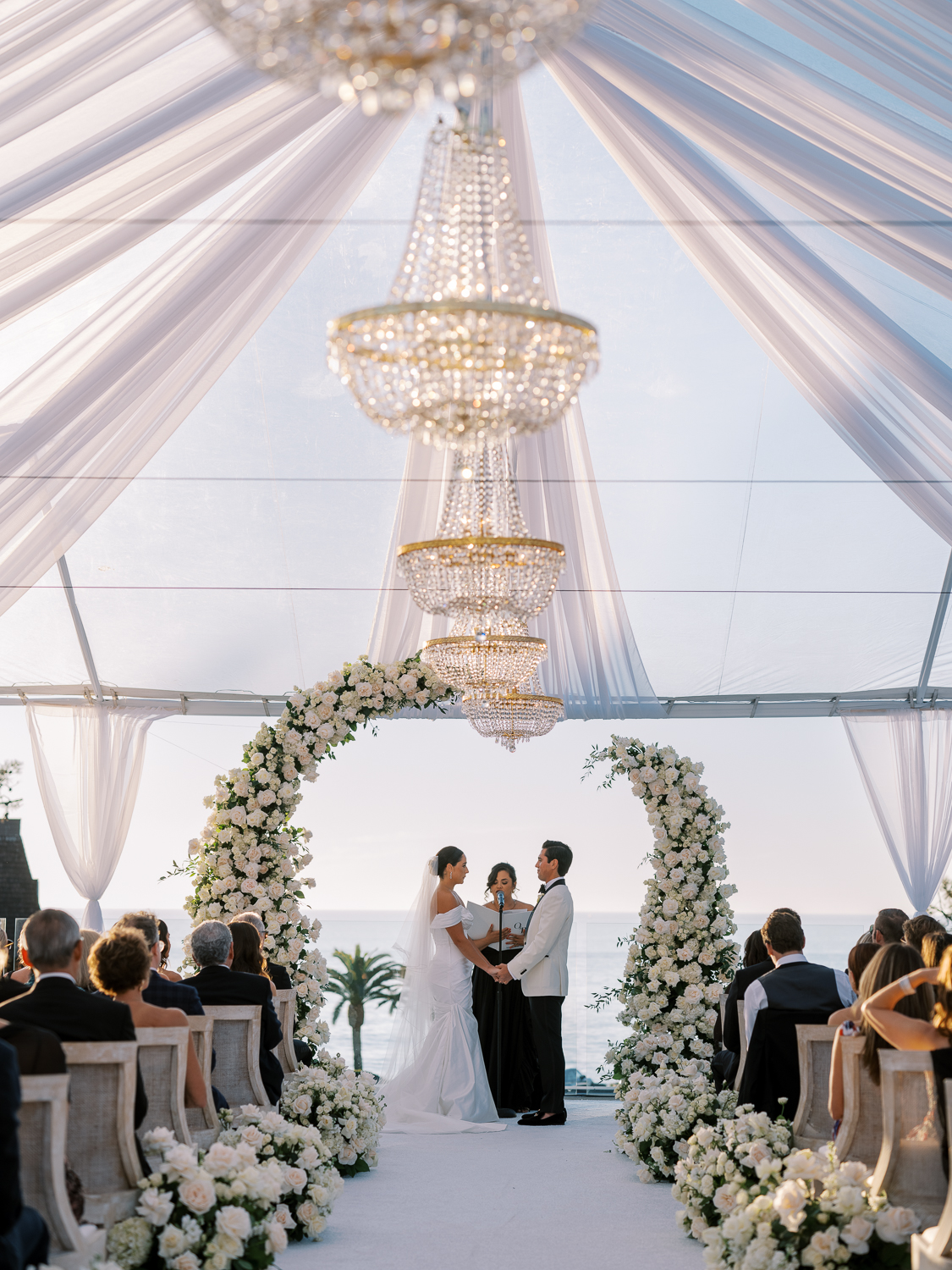 l'auberge del mar wedding ceremony