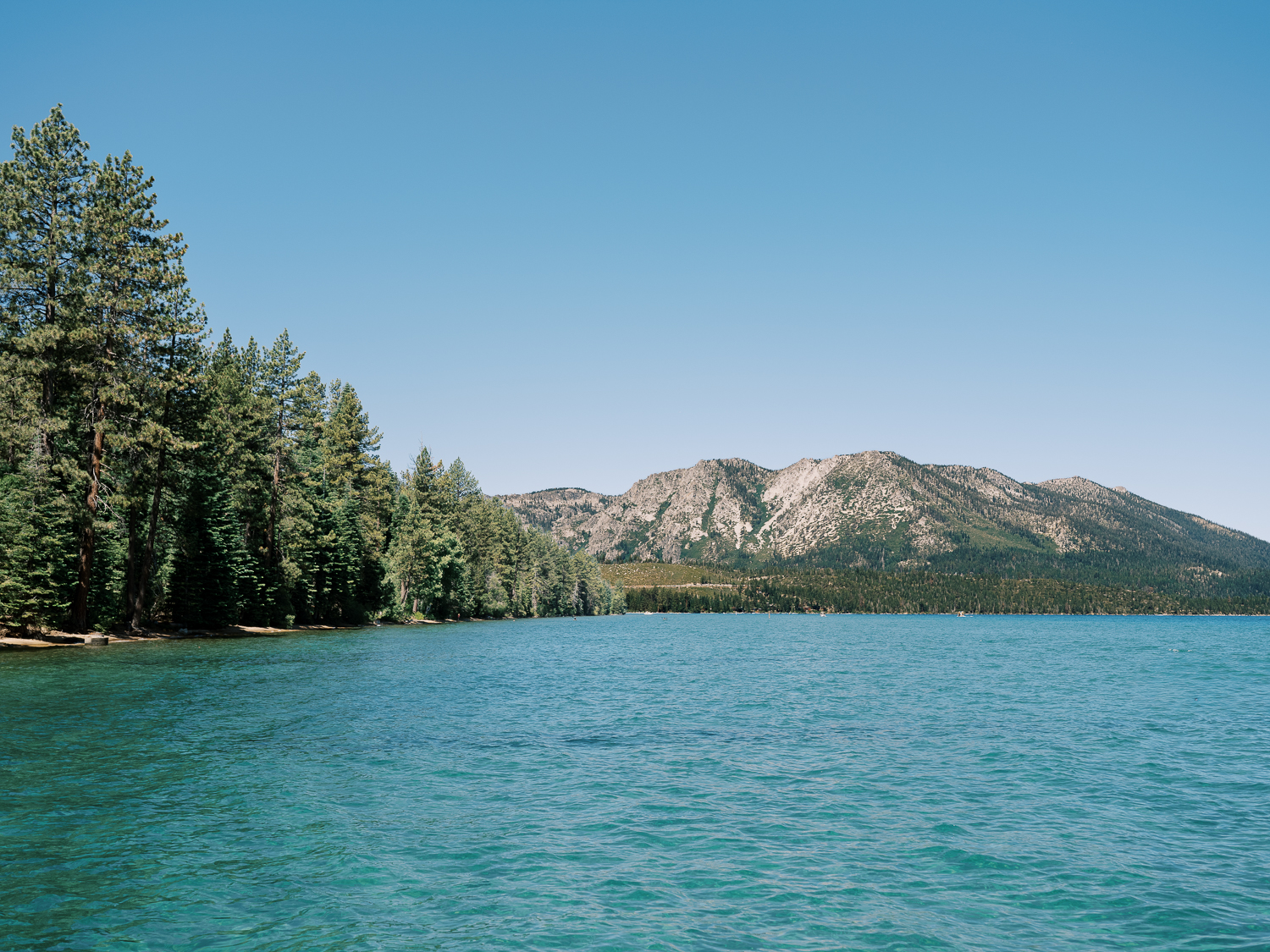View of South Lake Tahoe at Valhalla wedding