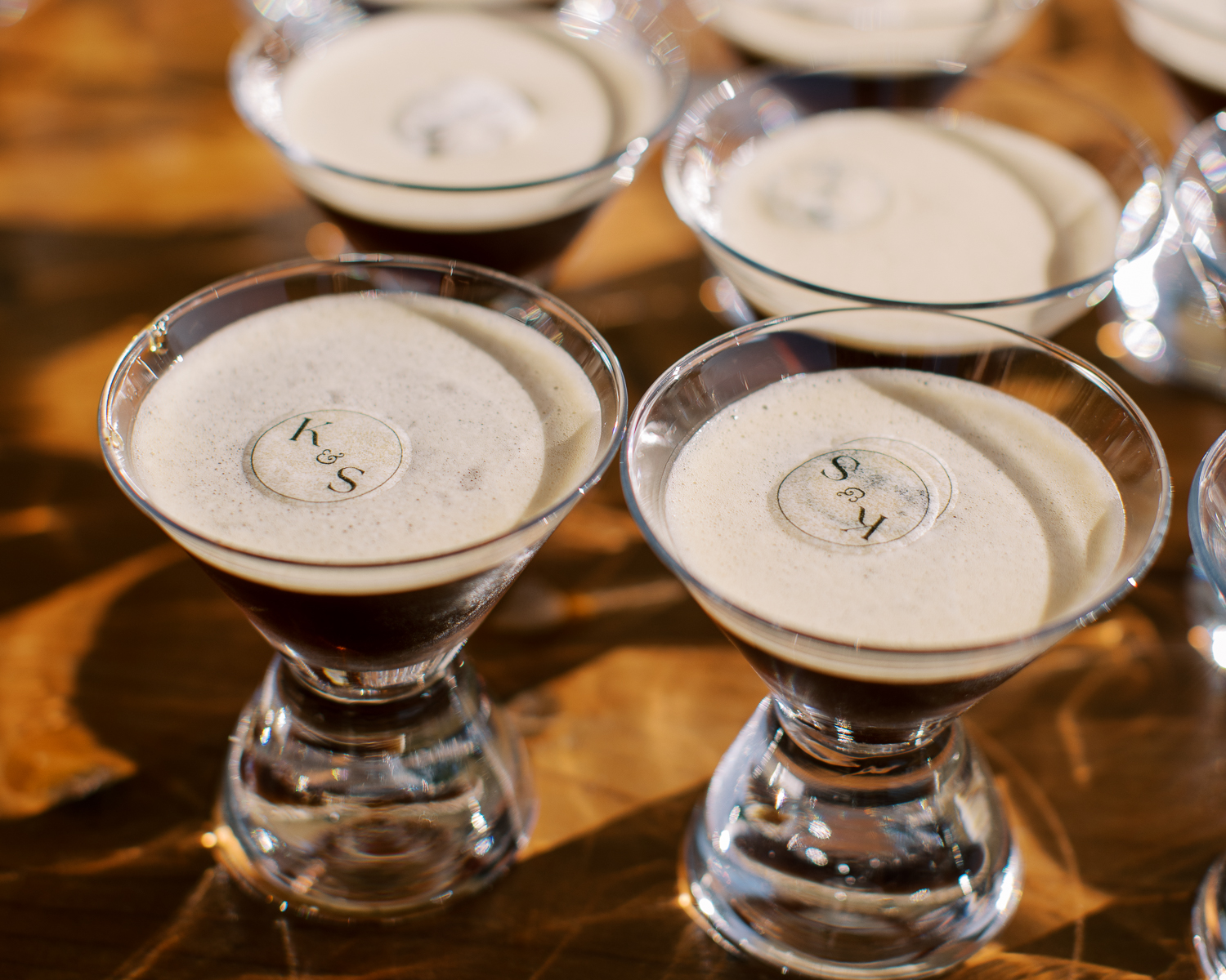 Mini espresso martinis at Carmel Valley Ranch cocktail hour